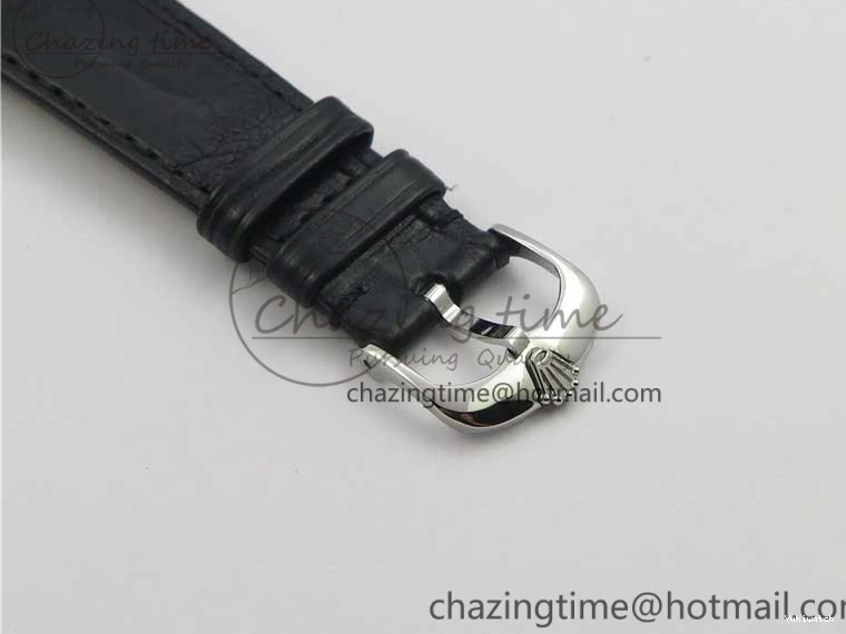 Edition SS on SA3165 Black Leather Strap Black Sticks Date Dial BP Maker Best Markers Real 50519 Cellini 1117